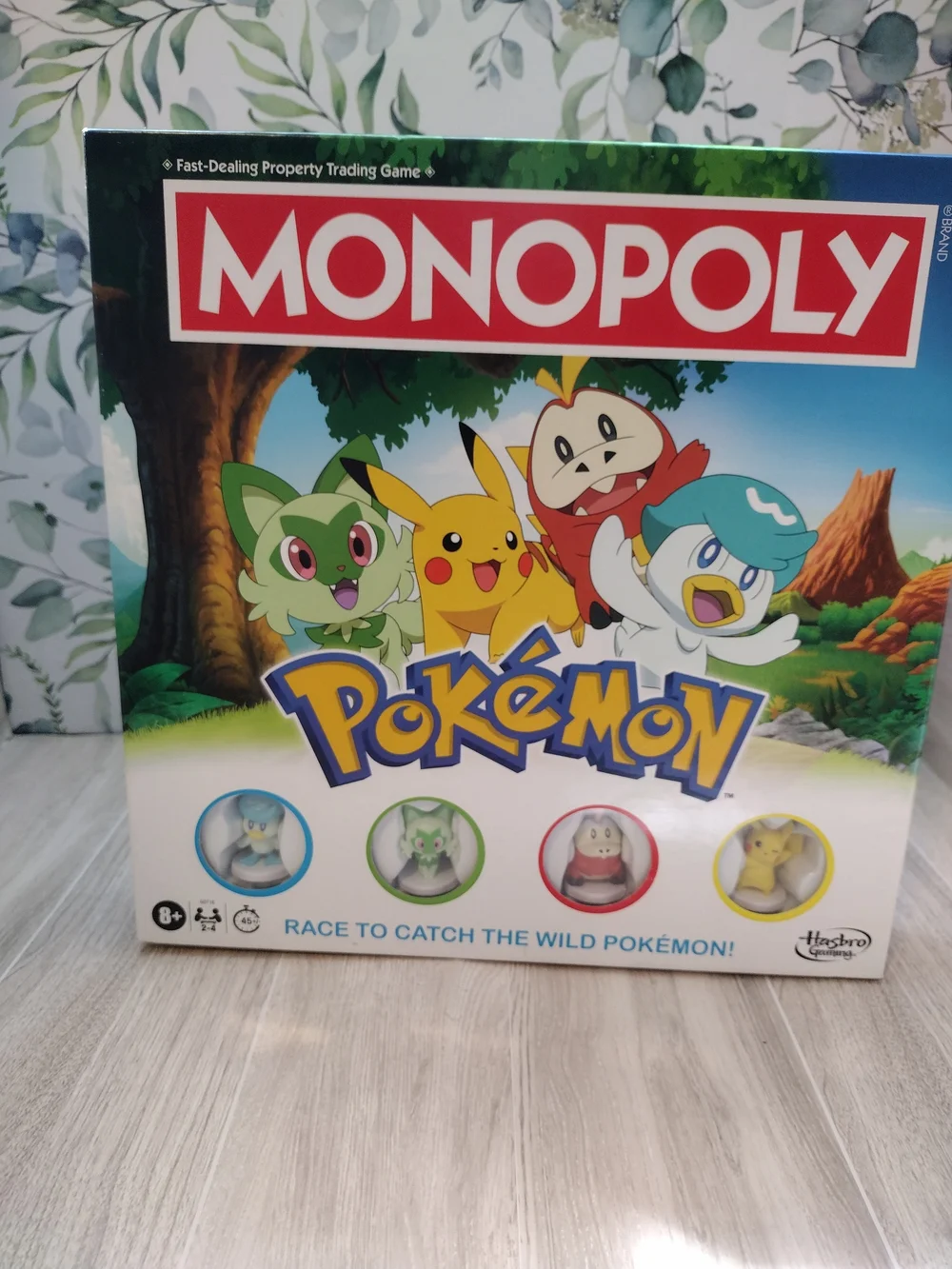 Pokemon Monopoly Board Game - Red, Blue, Green, Yellow, White